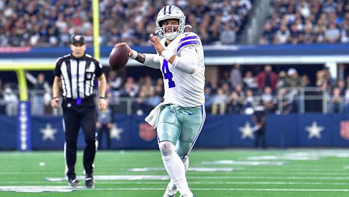 Prescott threw for 4.902 yards last year—one yard short of Tony Romo’s team record.